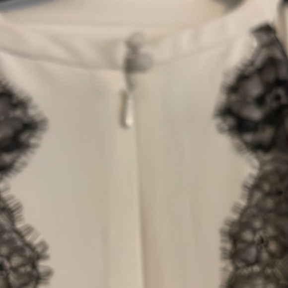 BCBG Black and White Lace Mini Dress - Picture 6 of 9